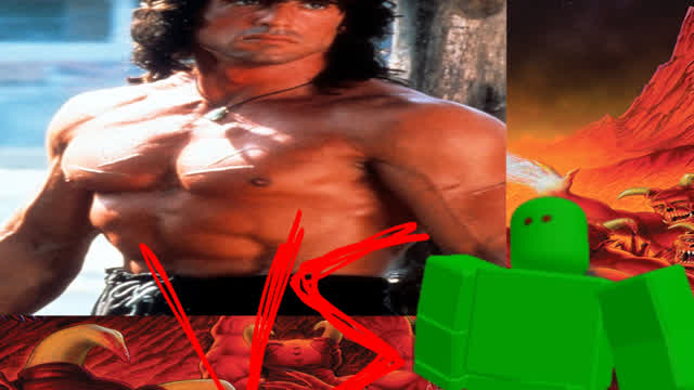 ROBLOX Area 51 / RAMBO VS. ZOMBIE GIGANTE