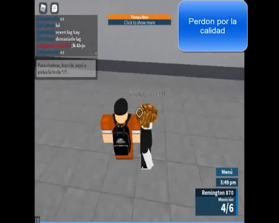 Encontre Un Hacker en Prision Life de Roblox Loquendo.