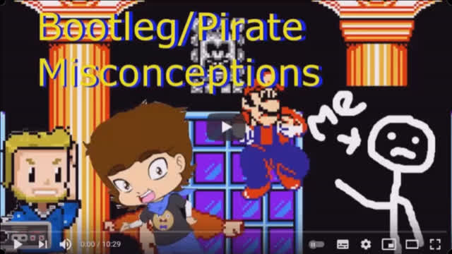 Addressing Bootleg Game Misconceptions ft. videos by ConnerTheWaffle and Pixelated Memories