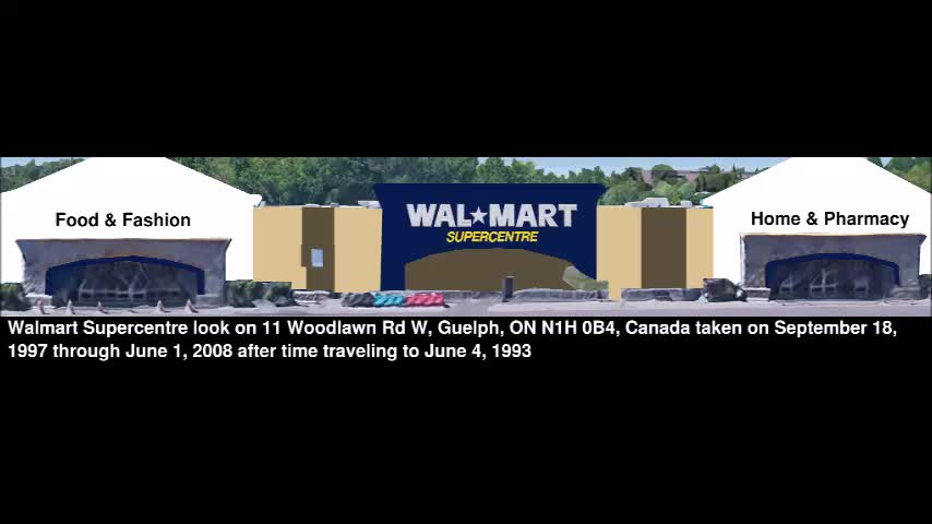 how Walmart Supercentre will look like on 11 Woodlawn Rd W, Guelph, ON N1H 0B4, Canada when time tra