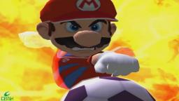 Super Mario Strikers BETA Version Gameplay #1 Mario VS Daisy