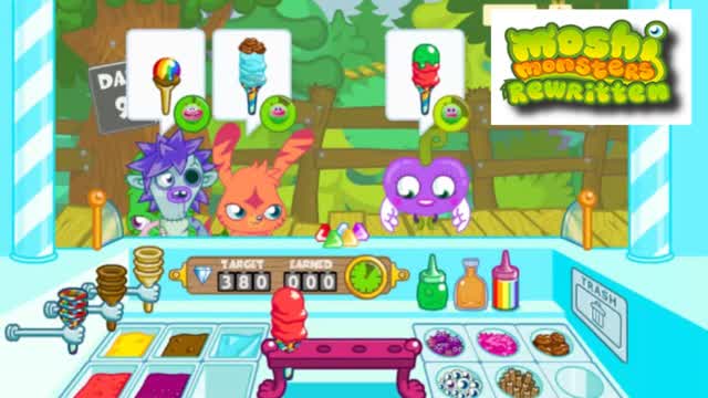 Moshi Monsters Rewritten - Ice Scream Gameplay (PC)