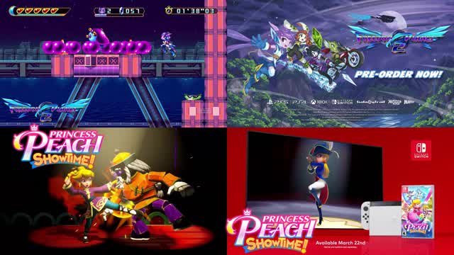 Freedom Planet 2 - Equippable Item System Preview Trailer + Princess Peach: Showtime!