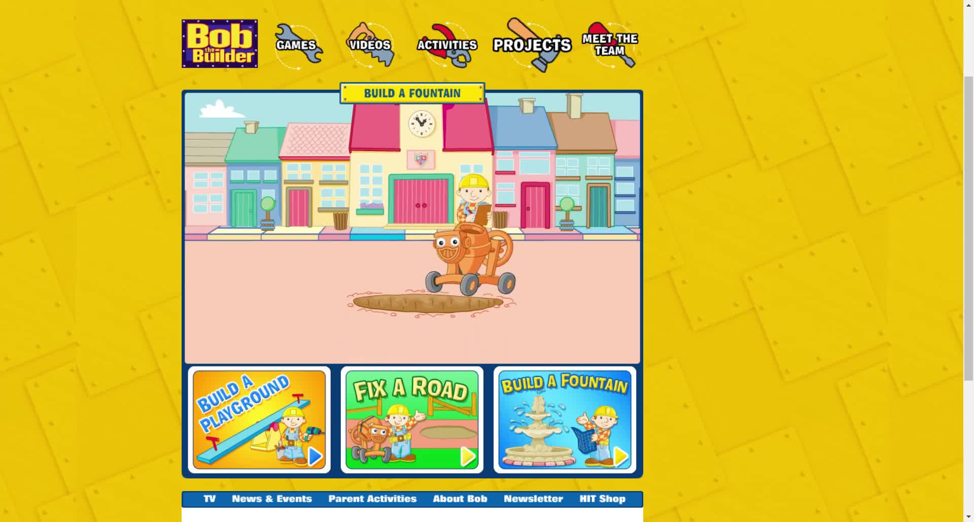 Bob The Builder UK Website