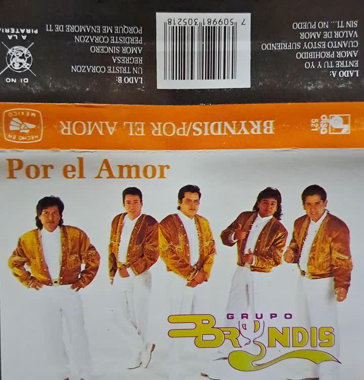 GRUPO BRYNDIS ENTRE TU Y YO AUDIO CASSETTE