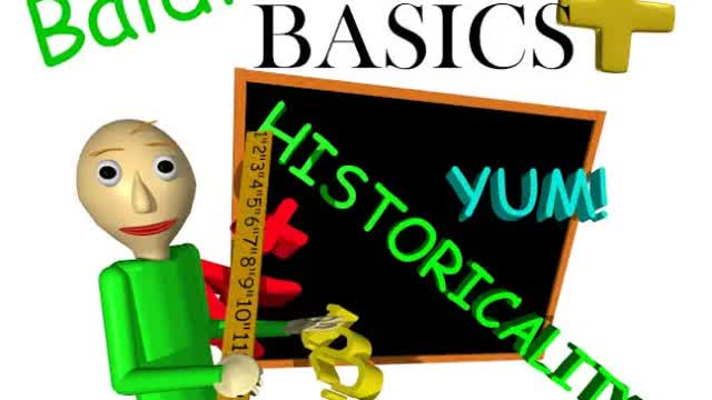 Me playing Baldi's Basics Plus (first video)