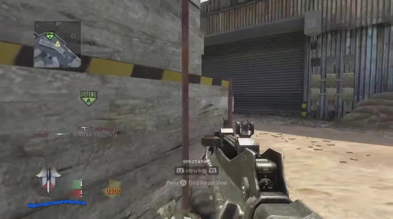 BO1 SEARCH & DESTROY FIRING RANGE GETTING DESTROYED!