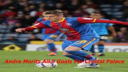 André Moritz all 5 goals for Crystal Palace