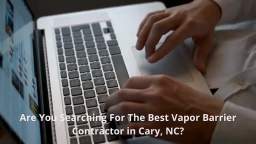 Vapor Barrier Cary NC | Triangle Reconstruction