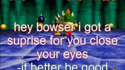 super mario 64 bloopers- bowser the unhappy fat turtle