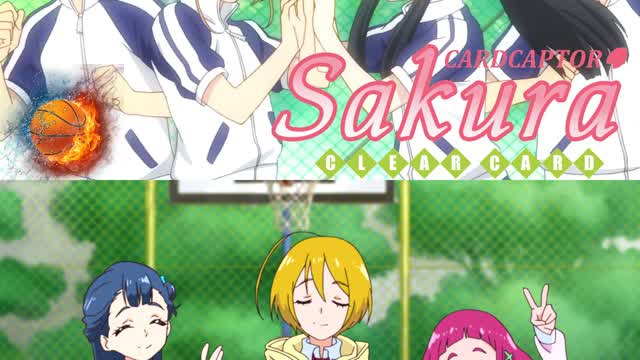 Cardcaptor Sakura Clear Card Vs Hugtto Pretty Cure Basketball Game Fan Made Video