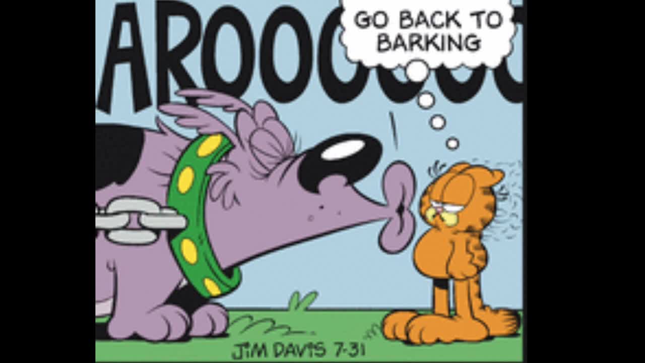 Garfield Comic Dub for July 31st, 2024