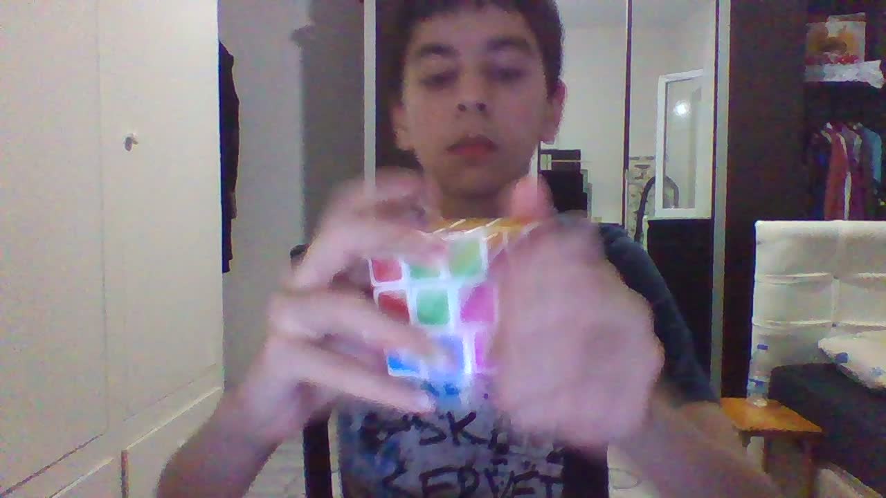 I solved rubiks cube