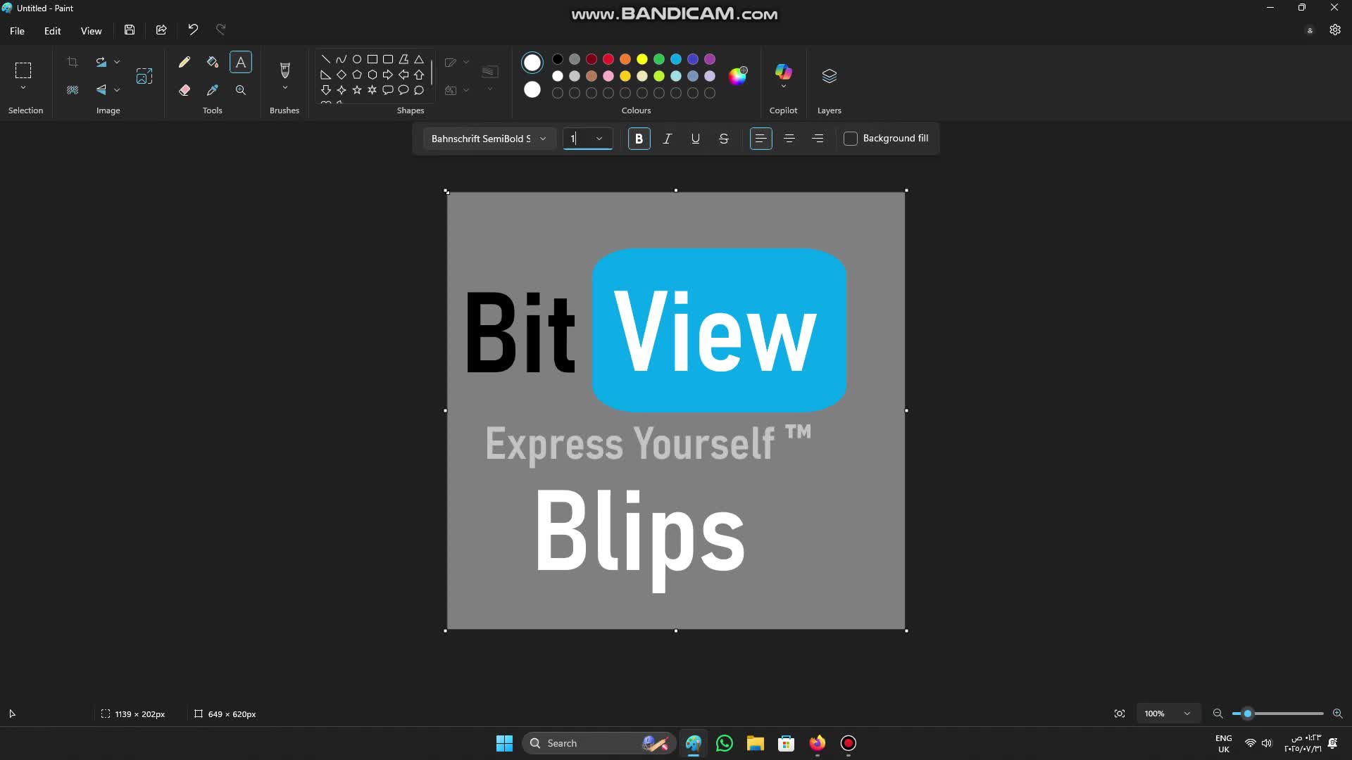 Today I Drawed BitView And Blips Logo