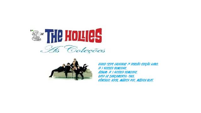 THE HOLLIES _ IF I NEEDED SOMEONE VIDEO CLIPE RARO