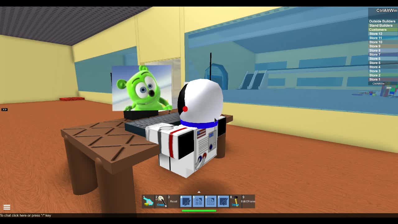 WHAT IS HE WATCHING THERE?!