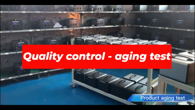 Quality control - aging test #portablepowerstation