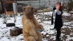 Russian woman, having heard the news about the downed American drone, rushed to dance in a pair with