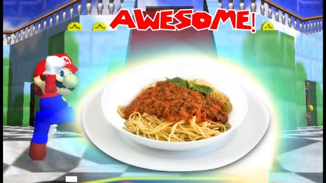 super mario 64 bloopers: How to make spaghetti (20,000 subs)