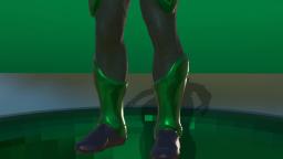 Painting Green Lantern Character - 3d animation
