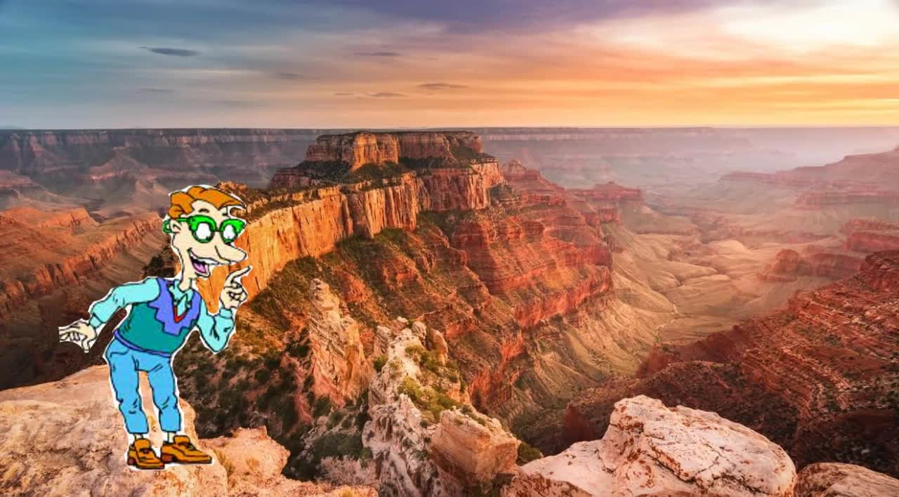 Drew Pickles goes to the Grand Canyon