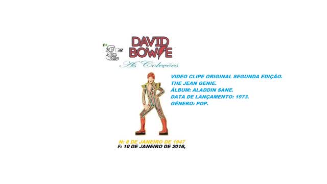 DAVID BOWIE _ THE JEAN GENIE VIDEO CLIPE 2ª VERSÃO