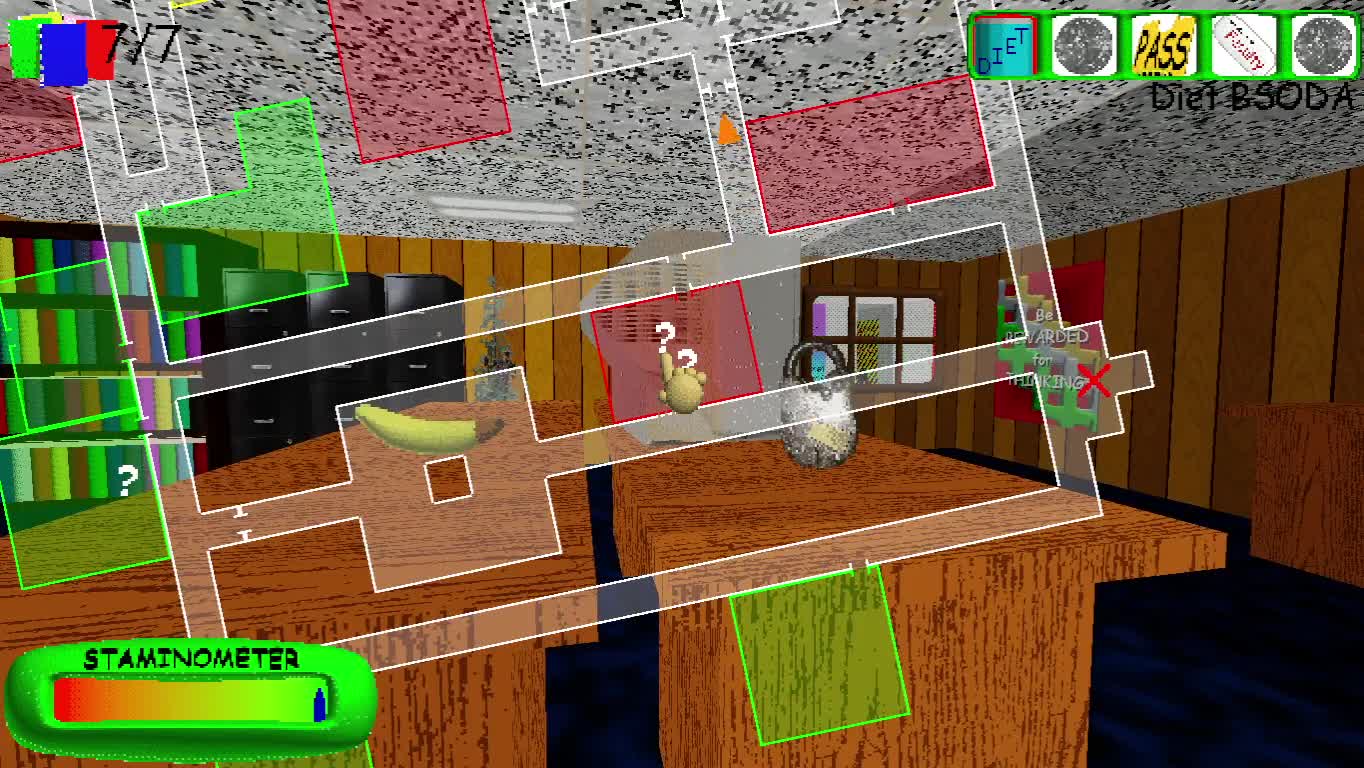 Baldi's Basics Plus Mod (Baldi's Bad Day + Footsteps Mod) Gameplay Part 2