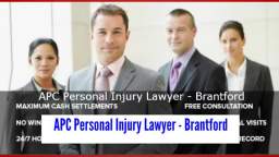 Disability Lawyers Brantford - APC Personal Injury Lawyer (800) 317-6205