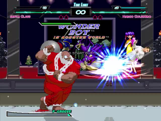 [MUGEN] Santa Claus VS Marco Columbro [Christmas Special]