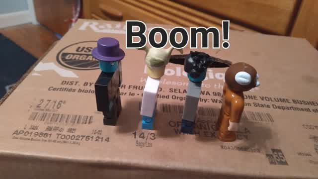 Knocking Down Roblox Figurines Like Dominoes (Video #77)
