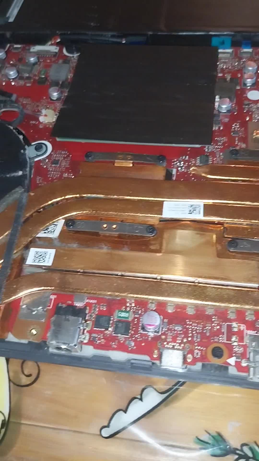 I took my laptop apart