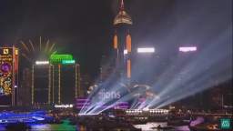 feliz año nuevo 2023 en hong kong de la apertura china