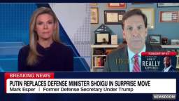Former Pentagon head Mark Esper is wary of Belousovs appointment Moscows most important argument i