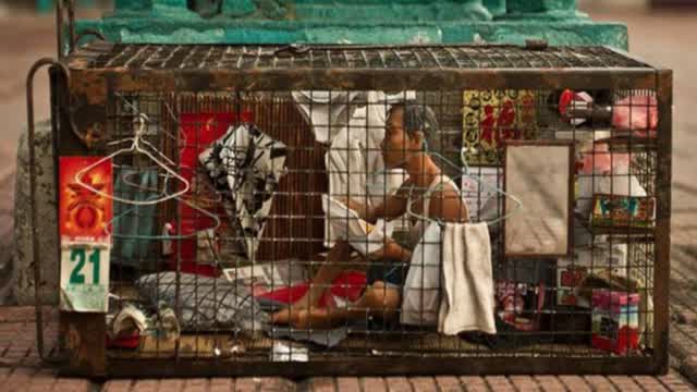 People Living in Cages