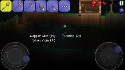 Terraria Android Let's Play: The First Night