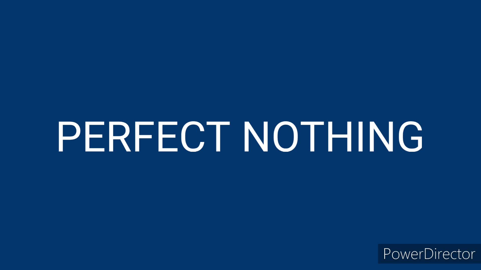 PERFECT NOTHING | MEME