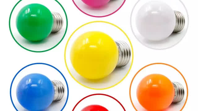 18 best G45 220v colorful globe spherical Edison style LED colour bulb garlands things for success