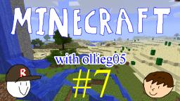 Minecraft with ollieg05 #7: Went in the pool with my minecraft diamond sword