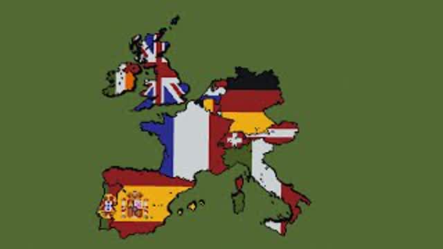 Minecraft World Flag Map - Part 1 - Western Europe