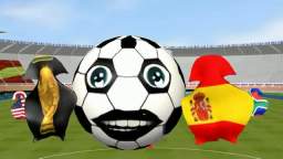 World Cup 2010 - Wavin Flags & Singing Soccerballs - Animated Clip