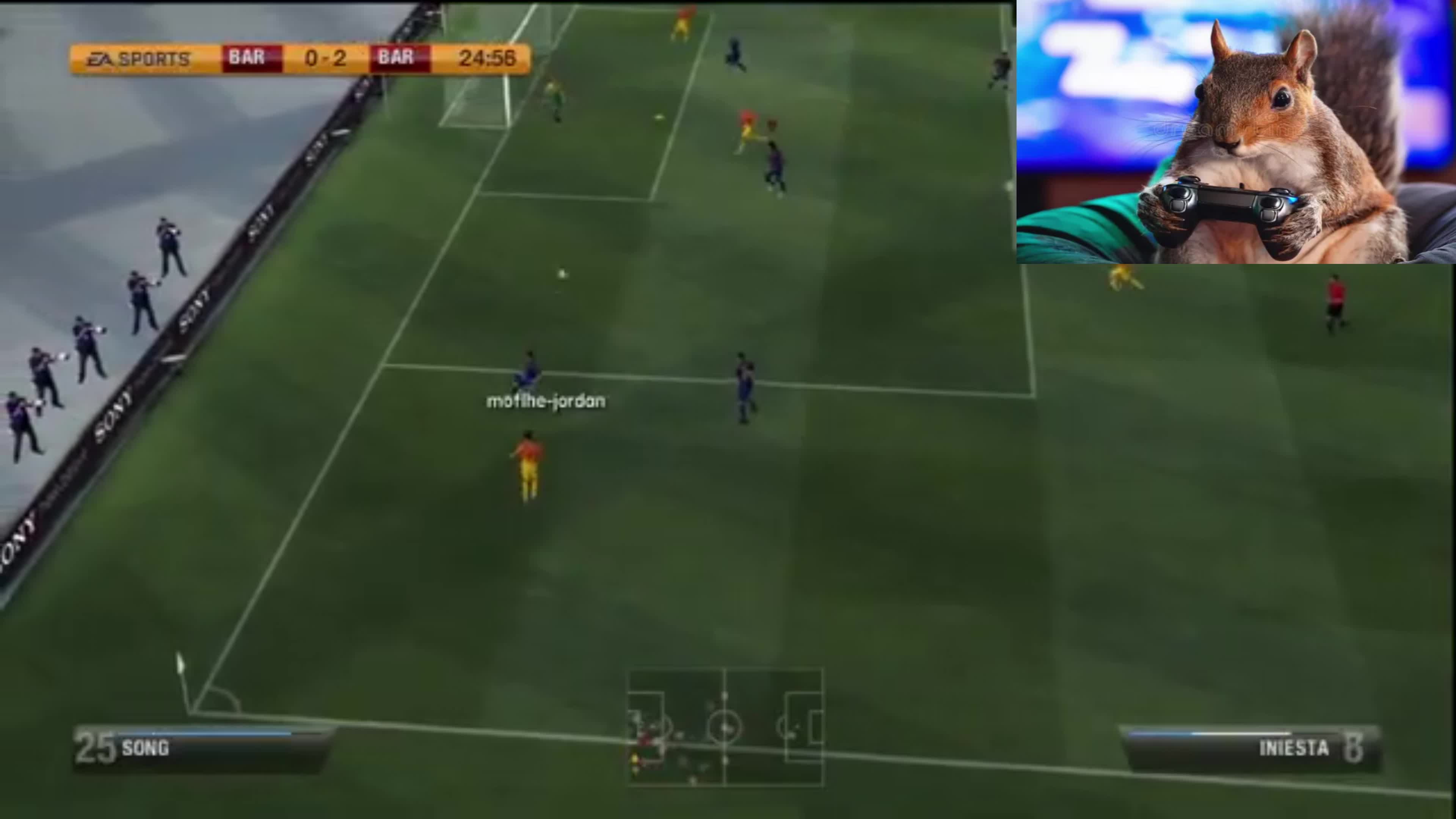 Ardilla juega FIFA 13