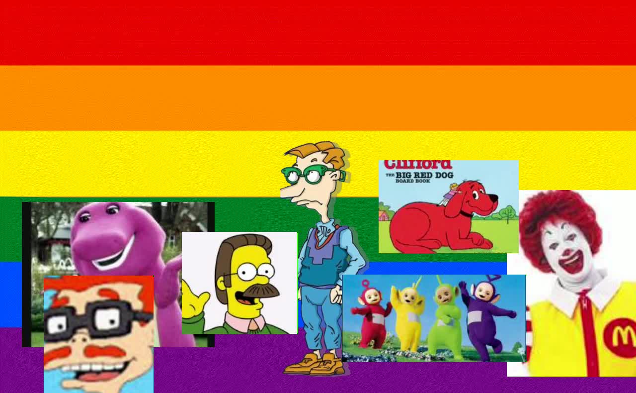 THE BARNEY BUNCH CELEBRATE PRIDE MONTH