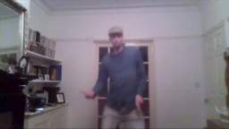 Callum Adams dancing to Nazi anthem.