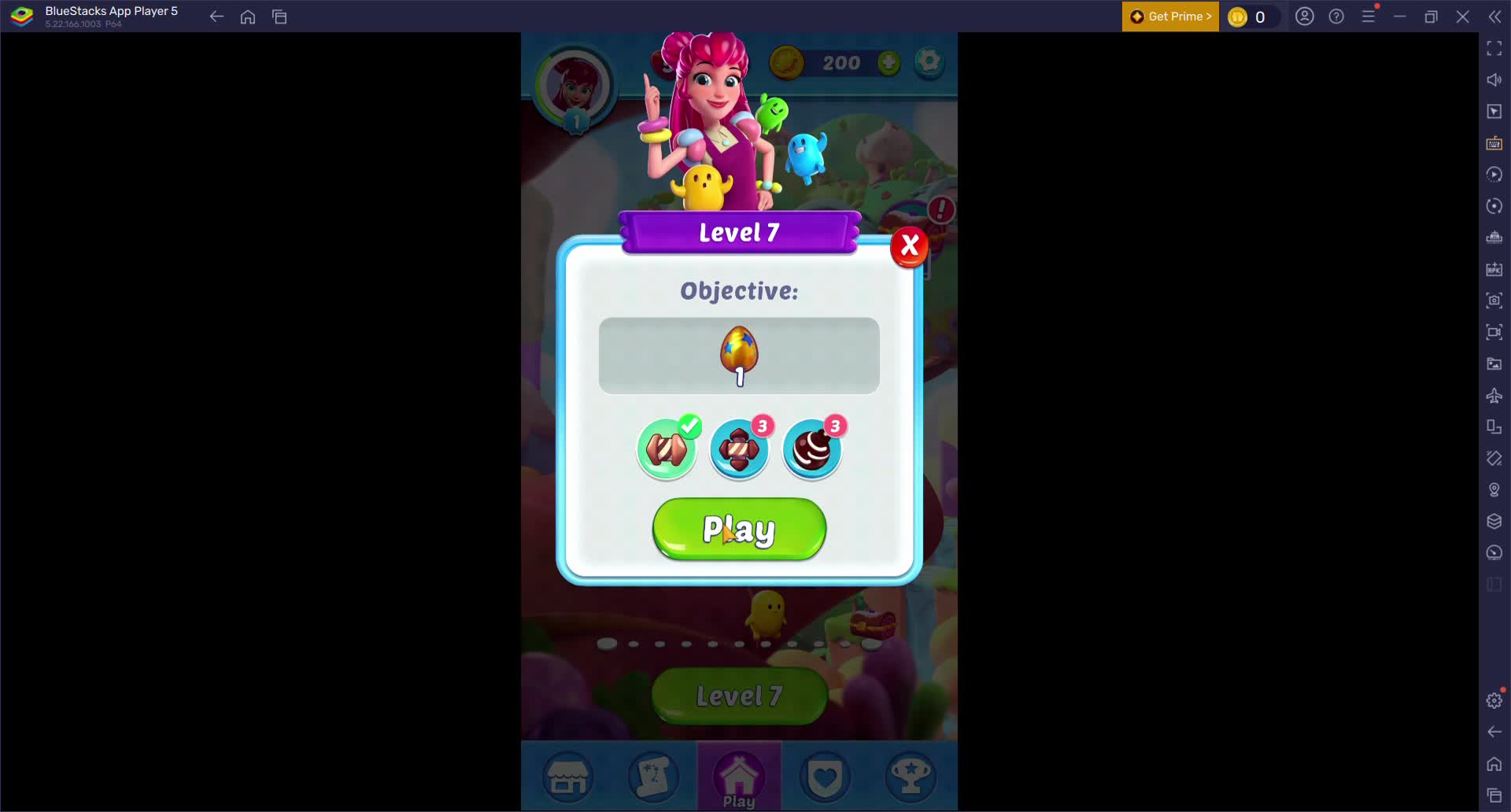 Level 7- Sugar Blast :Pop And Relax