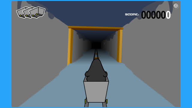 Club Penguin Cart Surfer Gamplay