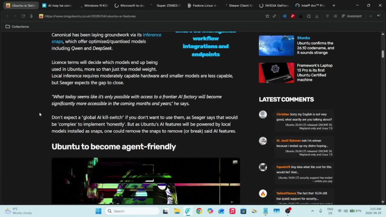 Canonical is ‘ramping up’ AI in Ubuntu this year Canonical is ‘ramping up’ AI in Ubuntu this year