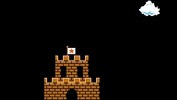 Super Mario Bros: World 6-1 Skipping Flagpole