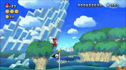 New Super Mario Bros. U - Level 1 - Wii-U Gameplay