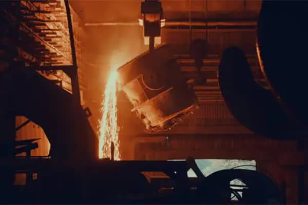 Induction melting steel