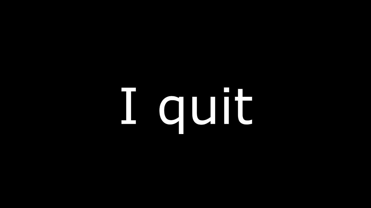 I quit (BitView 2017-2022)